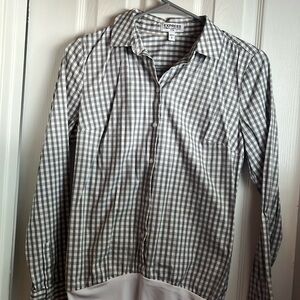 Express Gray Checkered Women's Bodysuit